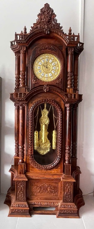 Đồng hồ tháp BIGBEN gỗ cẩm 02